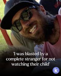 I gave the mum a courtesy nod as if to say, 'I'll supervise him,' but after  he ran off I didn't give him a second thought. She then asked me where he