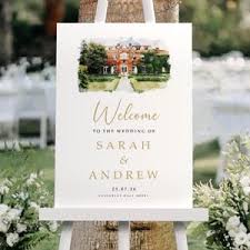 Buy Wedding Welcome Sign, A1, A2 Personalised Wedding Signs, Wedding Decor,  Wedding Gift, Welcome Wedding Board, Cornflower Blue Wedding Sign Online in  India