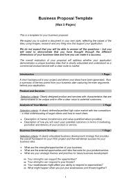 Free Printable Business Proposal Form Generic Sample Printable Legal Forms Fo Business Proposal Sample Small Business Plan Template Business Plan Proposal