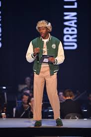 You can't miss it and you won't forget it which, for a man famed for provocative lyrics and even supposedly inciting riots, is mission. Tyler The Creator Has Reinvented The Black Tie Dress Code British Gq