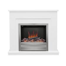 Check out some of these great affordable luxury hotel options. Be Modern Alder White Chrome Effect Electric Fire Suite Diy At B Q