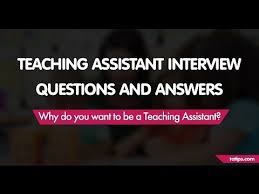 Why Do You Want To Become A Teaching Assistant 7 Sample Answers To This Teaching Assistant Teacher Interview Questions Teacher Interviews Interview Questions