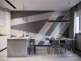 Tendance déco peinture moderne par dulux couleur peinture deco interieur moderne interieur son contemporaine peinture interieur sono son moderne peinture : Peinture Murale Geometrique Pour Une Deco Pleine De Couleur Peinture Murale Geometrique Peinture Interieur Maison Peinture Murale