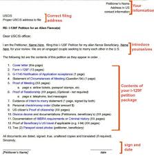 This letter is drafted by a family member who is a citizen of the country of application. I 129f Cover Letter Sample K 1 Visa Visa Tutor