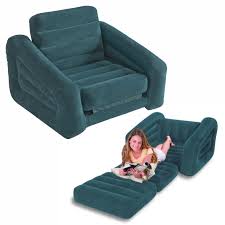 Intex One Person Inflatable Pull Out Chair Bed Sofa Bed 68565 Amazon Co Uk Kitchen Home Inflatable Sofa Air Sofa Bed Single Sofa Bed Chair