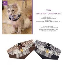 猫用 フェリックス スカーフカラー 首輪 鈴付 felix catspia キャッツピア cama sc173 ネコ 猫 猫用 服 ペット キャット 猫用品 猫の首輪 犬用の服 ペットアクセサリー