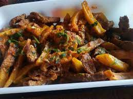 Saucy Steak Strips And Chips Recipe By Naseema Khan Zulfis Recipe Recipes Strip Steak Real Food Recipes