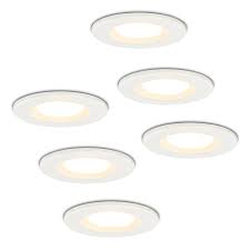 Bulk buy quality bathroom downlights at wholesale prices from a wide range of verified china manufacturers & suppliers on globalsources.com. Set Of 6 Dimmable Led Downlight White Venezia 6 Watt 2700k Ip65