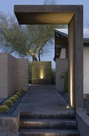 Resultado De Imagen De Escalera Exterior Patio Entrance Design Architecture Modern Landscape Lighting