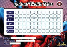 Jadual tugas murid guru paud. Waktu Sekolah Rendah Template Jadual Waktu Kelas Boleh Edit Aoc