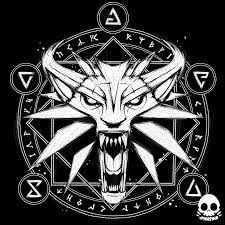Wolf Medallion T Shirt Witcher Tattoo Witcher Medallion White Wolf Tattoo