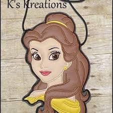 Bandolera tipo cubo con diseño de Minnie Mouse de La Bella y la Bestia