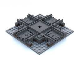 4 Way Train Crossing Lego Track Lego City Train Lego Trains