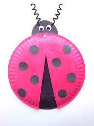 * to finish your handprint ladybug kid craft, have children glue on wiggle eyes, as well as the black buttons to the wings to complete the look. Ladybug Paper Plate Craft For Kids Free Printable Template Six Clever Sisters