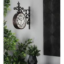 Maybe you would like to learn more about one of these? Double Sided Hanging Clock Wayfair