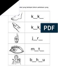 Oleh itu, arahan yang ringkas dan jelas memberikan mereka rasa keyakinan. Lembaran Kerja Prasekolah Anggota Badan