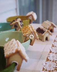 杯子版迷你薑餅屋mini gingerbread houses 附糖霜做法 mini gingerbread house delicious food