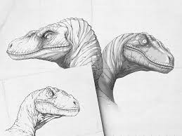 Jurassic World Raptor Sketches Dinosaur Sketch Sketches Dinosaur Art