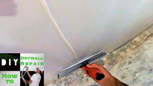 Regular gypsum compound, mud, is only formulated to top coat paper tape that's already been glued to the drywall with bonding compound. What Is Skim Coating Youtube