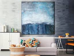Check spelling or type a new query. Extra Large Abstract Painting Blue Canvas White Wall Art Ocean Art A Trend Gallery Art Original Abstract Paintings