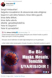 Ankara Valiligi Kentin Kritik Corona Verisini Boyle Duyurdu Ne Yazik Ki Alaturka Online Corona Ankara
