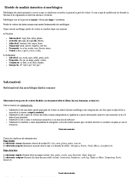 Verificarea se face prin formularul de mai jos. Modele De Analiza Sintactica Si Morfologica