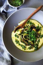 Creamy Polenta With Spring Veggies And Gremolata Vegan Feasting At Home Recipe Spring Veggies Healthy Spring Recipes Spring Recipes