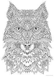 Printable wolf coloring pages collection. Wolf Printable Adult Coloring Pages From Favoreads