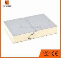 CE FM Approved Certificate Metal Insulated Materials EPS PU PUR Puf Foam  Glass/Rock Wool Sandwich Wall Panel with ISO Standard and Good Quality