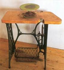 To say that i am excited about this build would be an enormous understatement. Great Idea For Banding Wheel Put An Old Sewing Treadle Table To Use Pottery Wheel Diy Diy Pottery Pottery Wheel