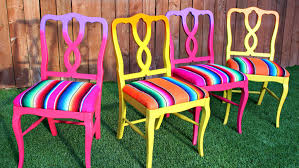 Ombre Furniture Makeover Furniture Makeover Small Room Decor Funky Painted Furniture