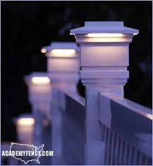Solar Post Caps Lighting Academy Fence Company Nj Pa Ny