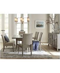 Furniture Parker Expandable Dining Furniture 6 Pc Set Table 4 Side Chairs Bench Created For Macy S Reviews Furniture Macy S In 2020 Upholstered Dining Bench Dining Furniture Furniture