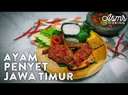 1 ketul belacan saiz 50 sen baru. Resep Ayam Penyet Jawa Timur Pedes Banget Asmrcooking Youtube Resep Ayam Resep Ayam