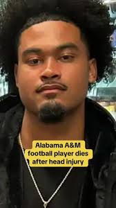 An Alabama A&M University football player has died more than a month after  suffering an in-game head injury. Medrick Burnett had been hospitalized  since October 26 after he was involved in a collision ...