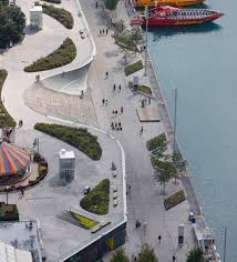 Architecture Now On Instagram Kiosks With Stainless Steel Canopies And A Towering Glass And Chrom Landscape Architecture Design Landscape Design Architecture