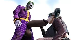 Hot Joker in purple boots- ready for action