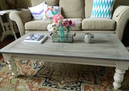 My 15 Thrift Store Pine Coffee Table Chalk Painted And Lightly Glazed For The Top I First Tried Painted Coffee Tables Painted Furniture Pine Coffee Table