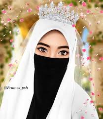  Anime Hijab Cadar Pejuang Wanita Gaya Hijab Model Pakaian Wanita