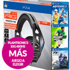 Audífonos estéreo inalámbrico para playstation 4; Auriculares Rig 400hs Juego A Elegir De Ps4 Playstation 4 Game Es