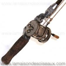 Canne A Peche Ancienne Complete Avec Moulinet Ligne Bouchon Peche Canne A Peche Chasse Peche