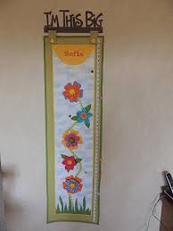 Quilting New Little Girls Growth Chart