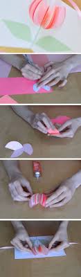 Practice cutting and folding flowers, to create this easy 3d tulip. 3d Tulip Diy Mothers Day Card Ideas For Children Easy Birthday Cards To Make For Mom Birthday Cards Diy Birthday Cards For Mom Simple Birthday Cards