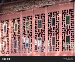 Traditional chinese window screen designs are mostly geometrical patterns. Shanghai China Nov Image Photo Free Trial Bigstock
