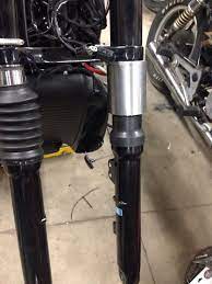 New Mid Fork Covers Are Being Made Left Side Represents What I Was Using Last Season And On The Right Are The Ne Harley Davidson V Rod Custom Motorcycle V Rod