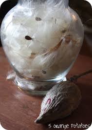 Milkweed Mice 5 Orange Potatoes Milkweed Pod Crafts Milkweed Seeds Milkweed