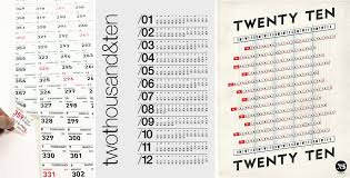 The stendig calendar was designed in 1966 and is a classic. Creative Calendar Designs