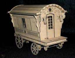 A copy of our shop manual in included. Gypsy Caravan Kit Miniature Gypsy Wagon Diy Pre Cut Kit To Build 1722292202