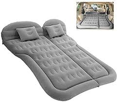 Amazon Com Saygogo Suv Air Mattress Camping Bed Cushion Pillow Inflatable Thickened Car Air Bed With Electri Inflatable Car Bed Air Mattress Camping Car Bed