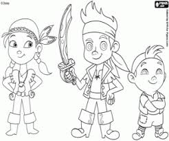 Jake And The Never Land Pirates Coloring Pages Printable Games Pirate Coloring Pages Coloring Pages Pirate Activities